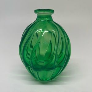 VTG MCM Small Spiral Vase in Juniper Green